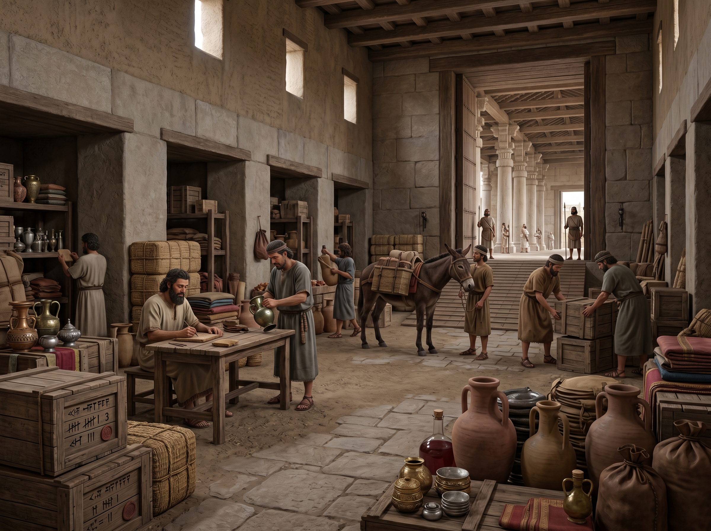 Backstage: storage rooms and the logistics of tribute