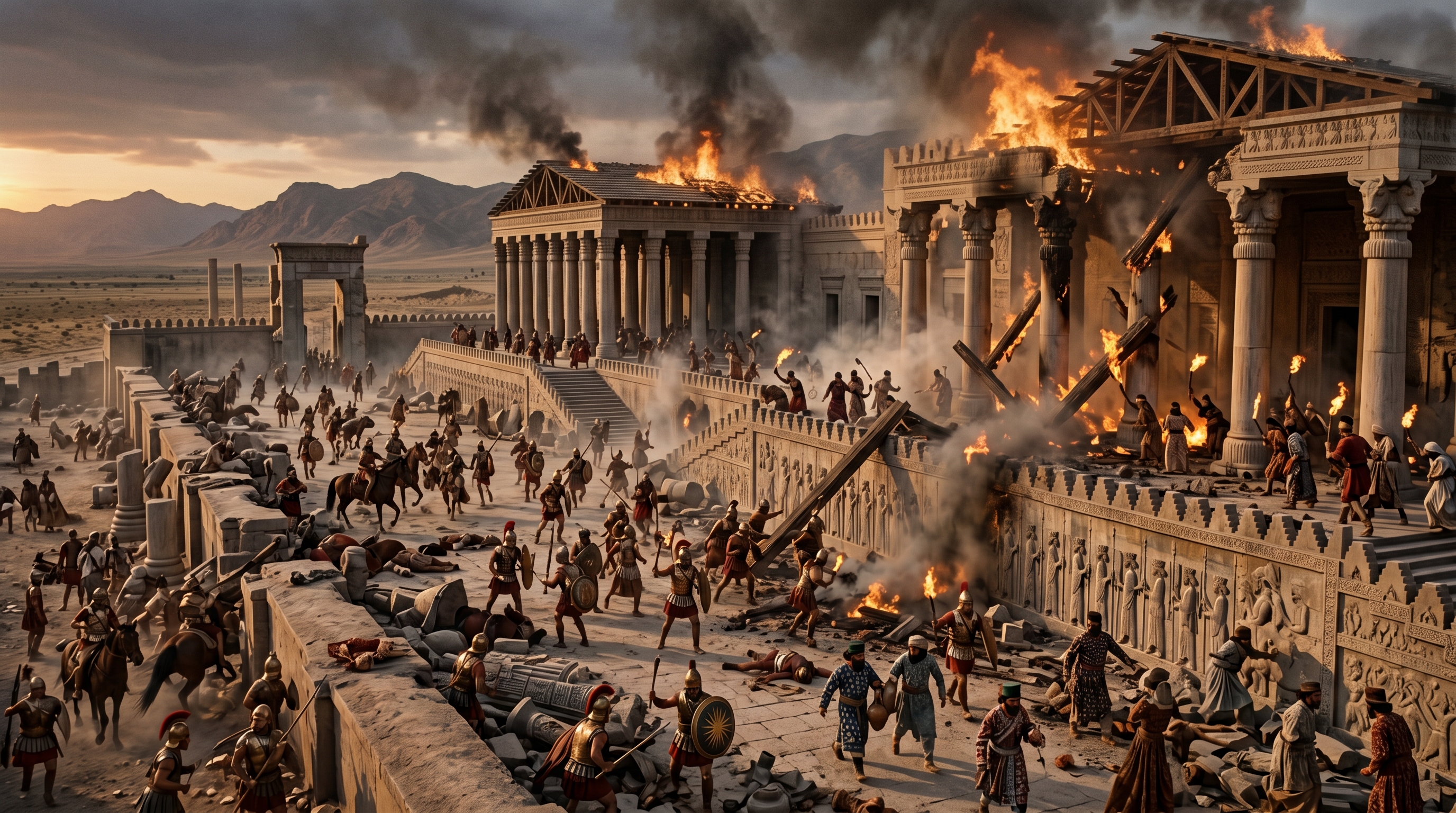 Sack and burning of Persepolis (330 BCE)