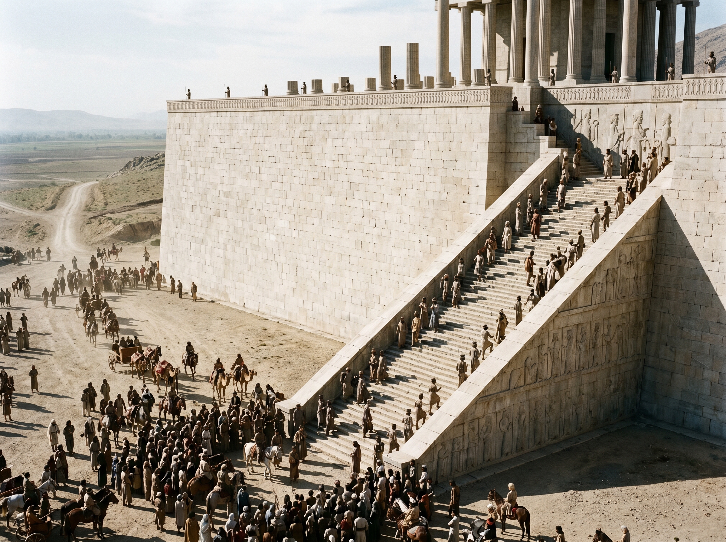 Ascending the stairway: viewers from the plain