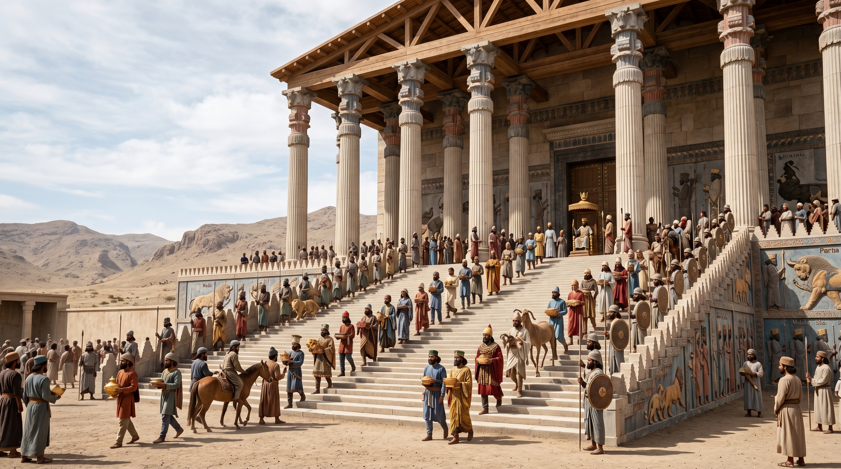 Apadana Tribute Reliefs (regional delegations)