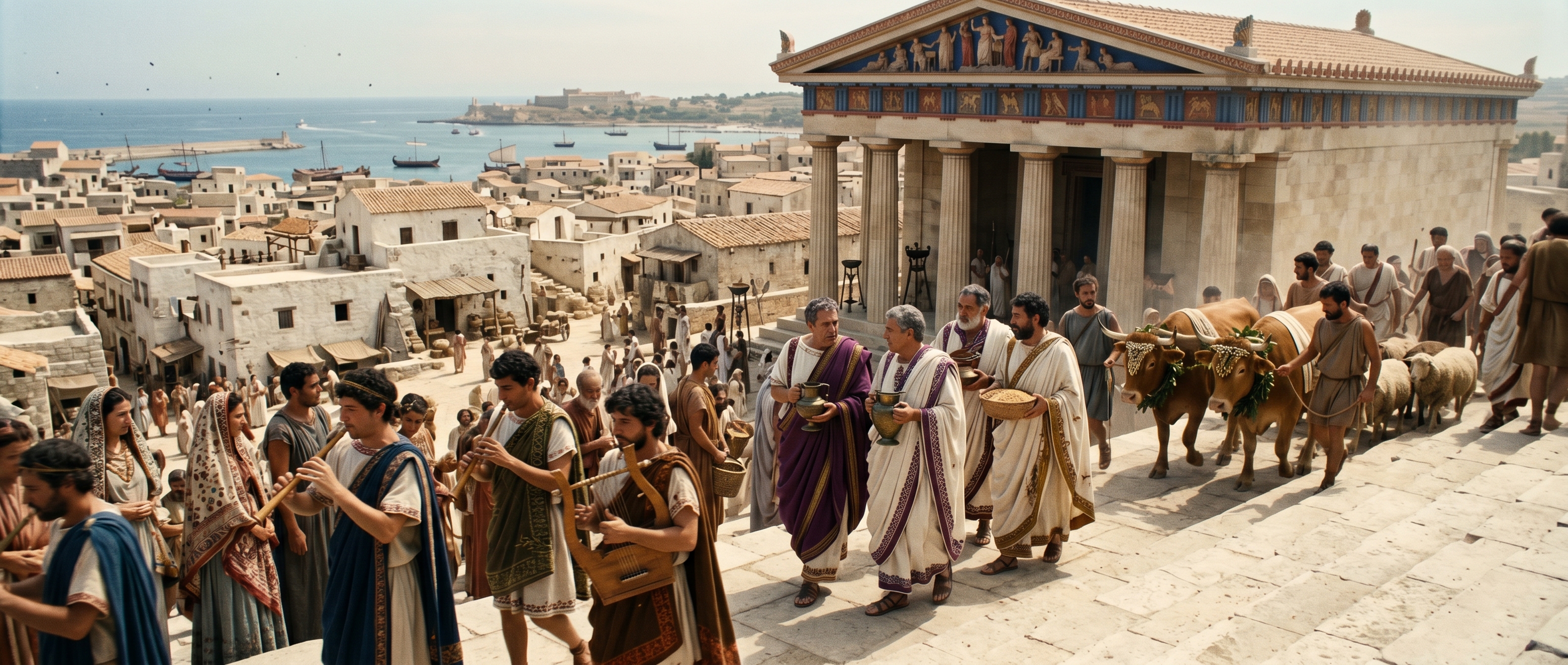 Procession and Offerings — The Temple in Ritual Motion