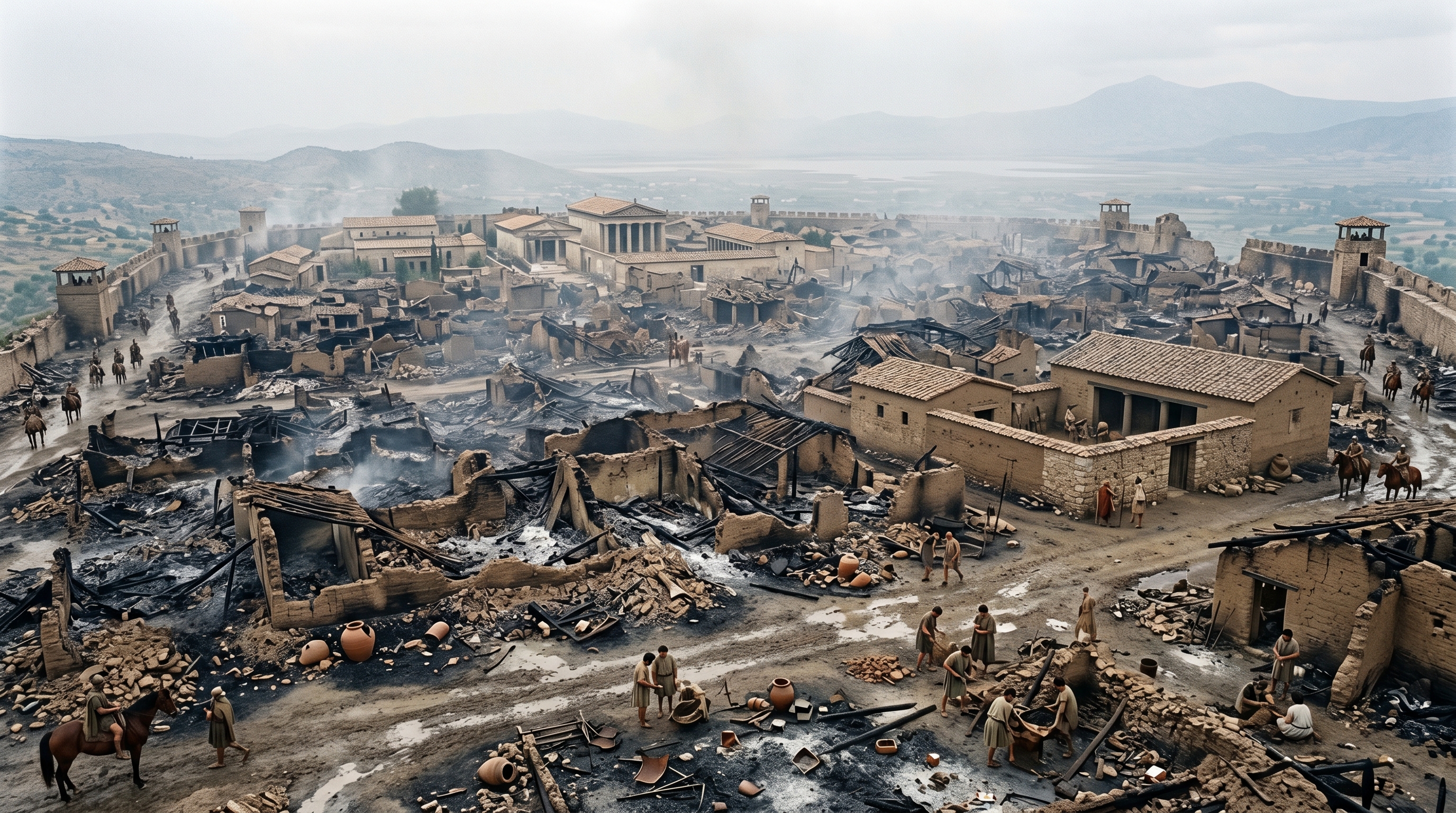 Razed neighborhoods and Alexander’s sack (archaeological horizon)