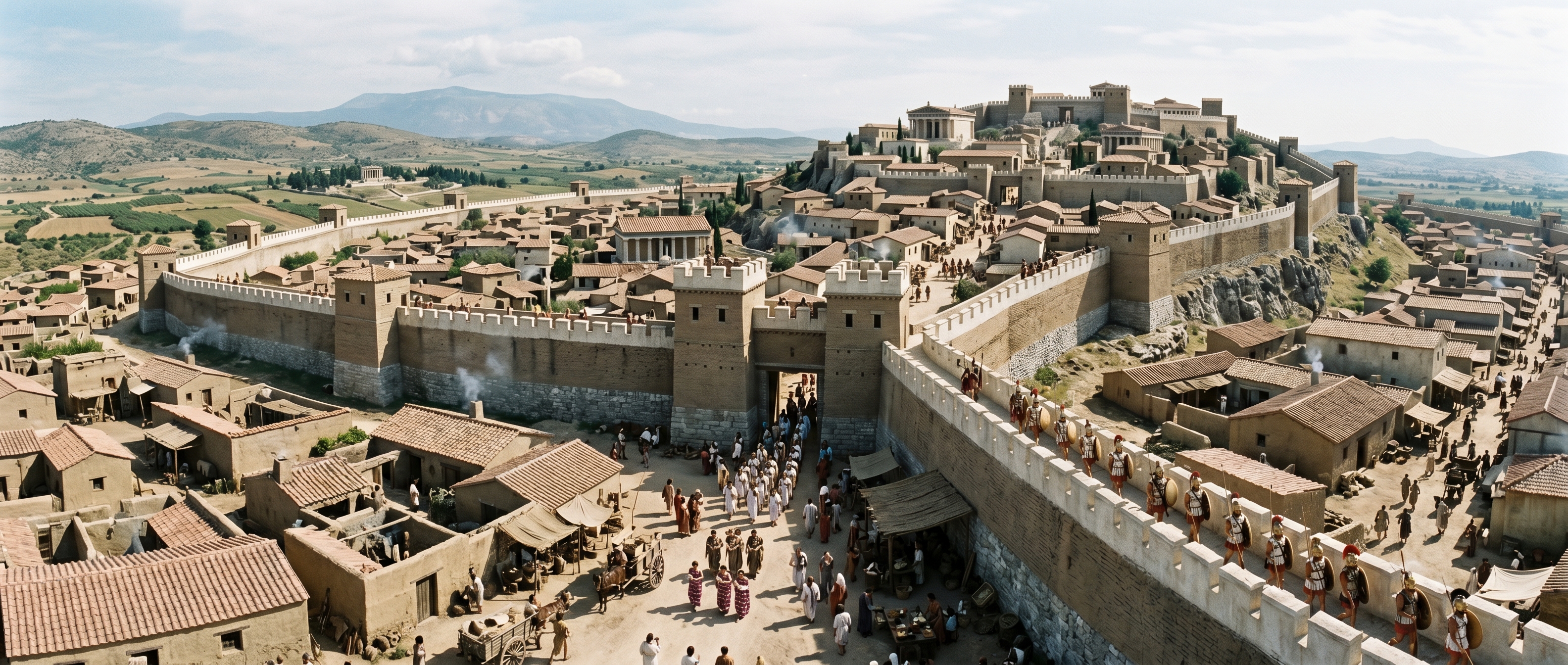 Where the wall ties into the Cadmea: continuity between citadel and circuit