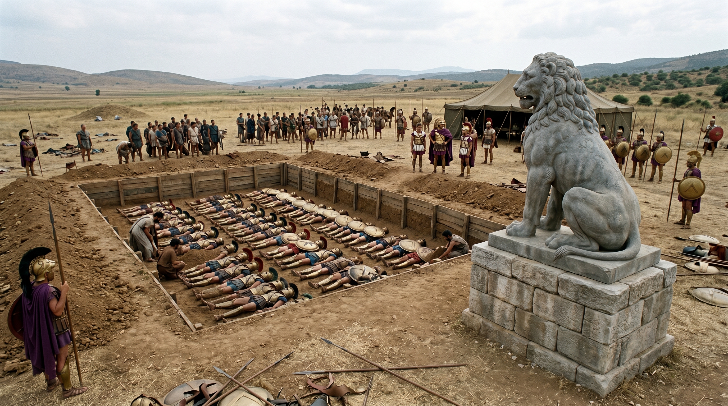 Battle of Chaeronea and the annihilation of the Sacred Band (338 BCE)