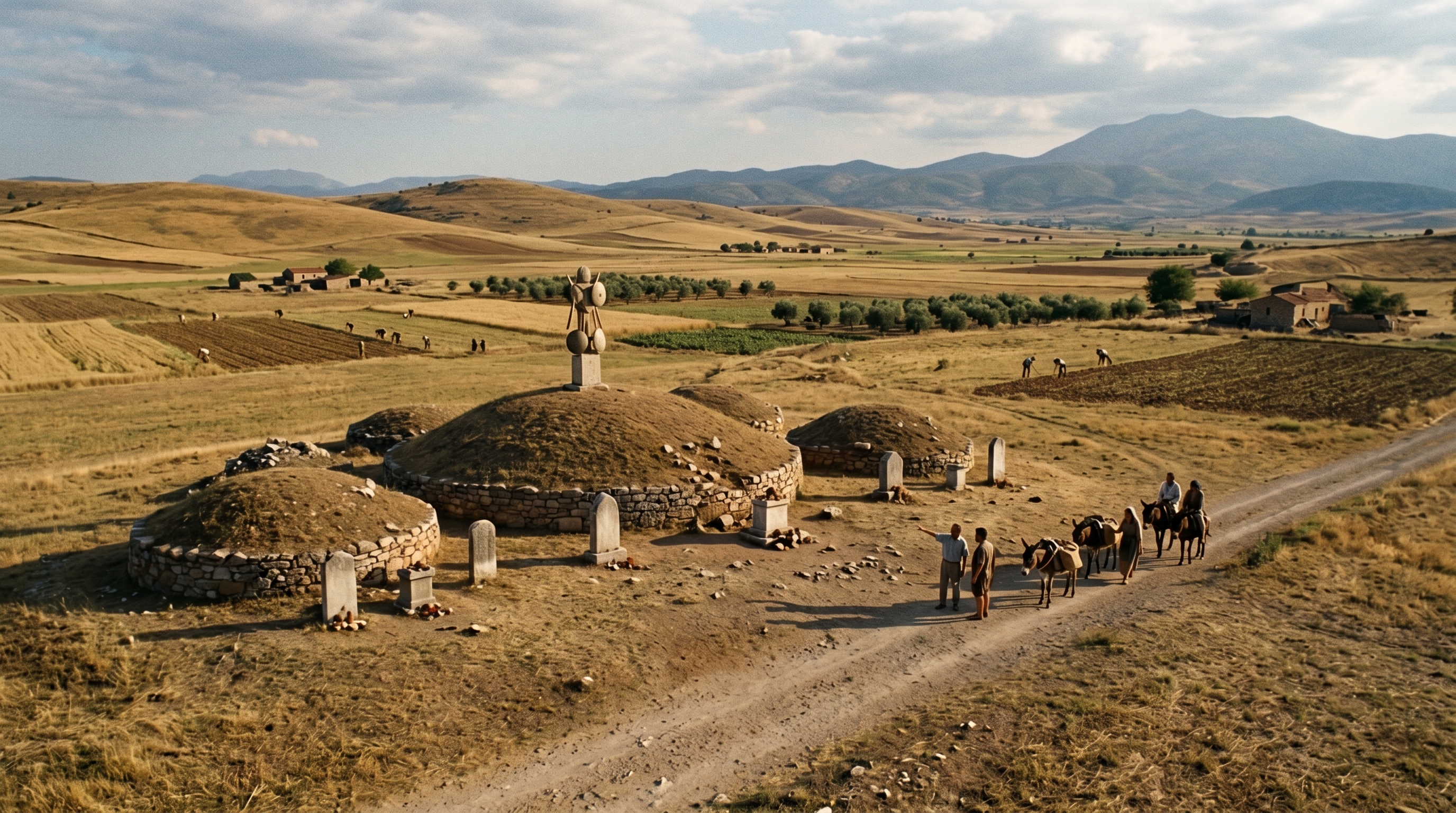 Battlefield of Leuctra and commemoration mounds