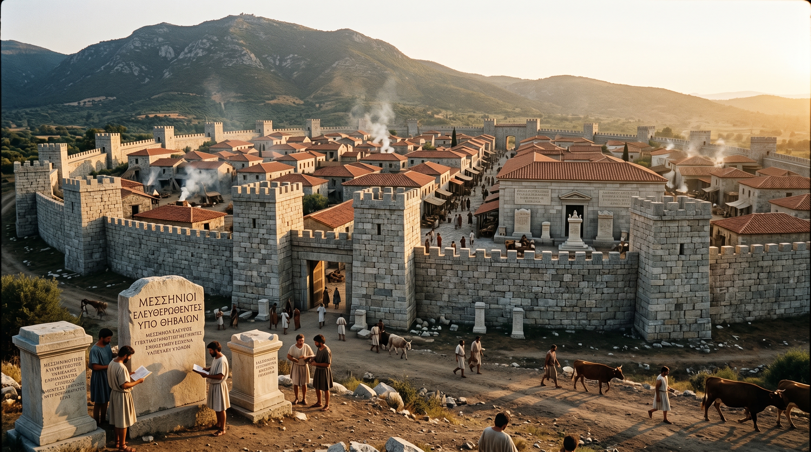 Refoundation records and Messene connection