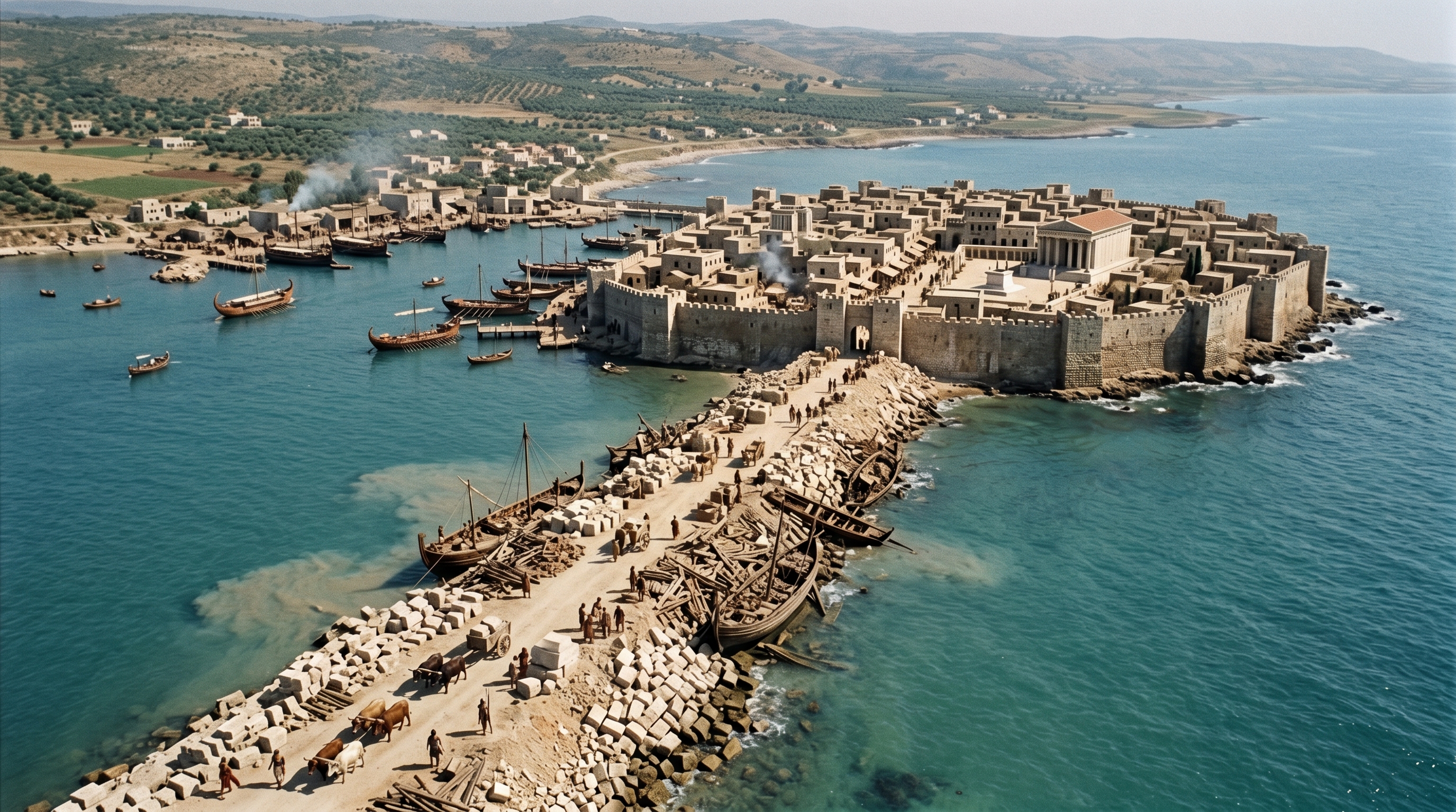 Alexander’s causeway (the mole) and its geomorphological legacy