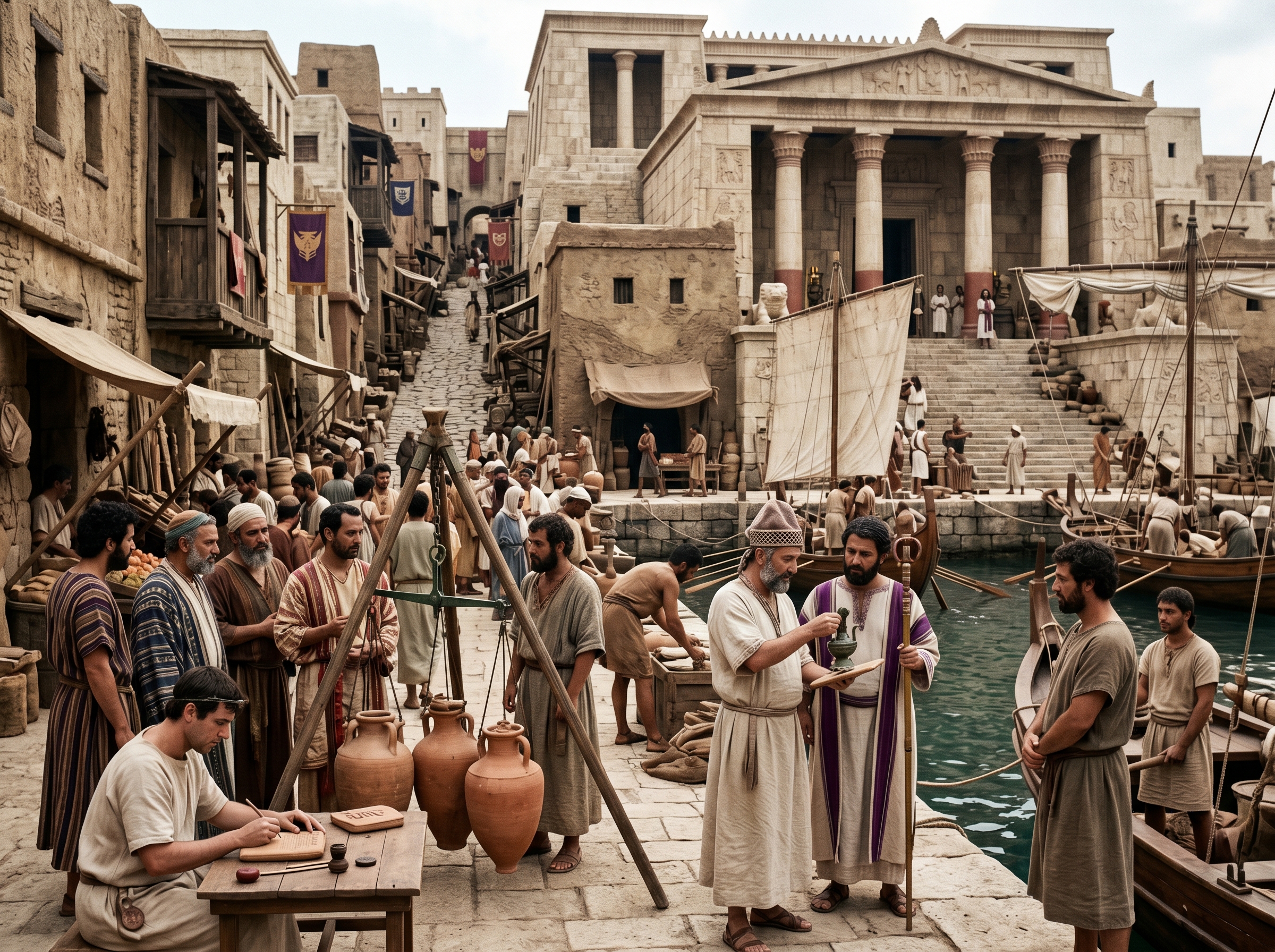 Quay beneath the temple: law, ritual, and loading