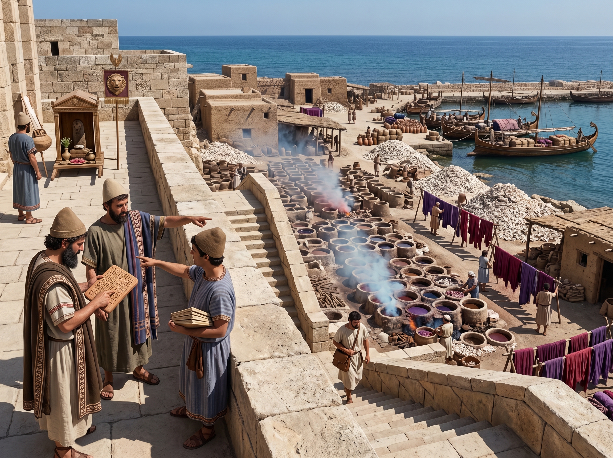 Overlook from the Temple of Melqart: surveillance and ritual oversight